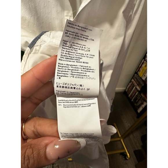 Hugo Boss BOSS Men's Rikki 53 Slim-Fit Shirt - Size Small - Picture 10 of 16